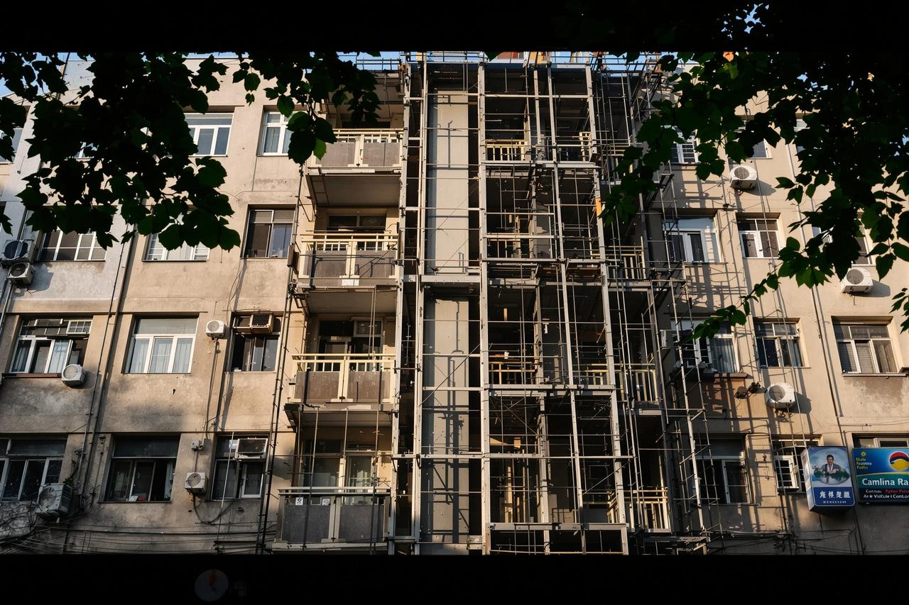 每日看料 - 某城市老旧小区加装电梯陷入僵局,一楼住户喊出天价补偿引争议 某城市老旧小区加装电梯陷入僵局,一楼住户喊出天价补偿引争议